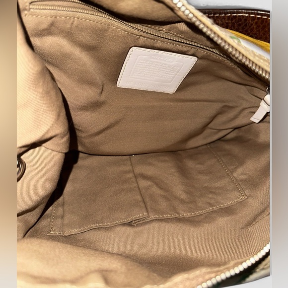 Coach Vintage Y2K Hampton Patchwork Multicolor Patchwork Hobo Shoulder Bag - Picture 12 of 13